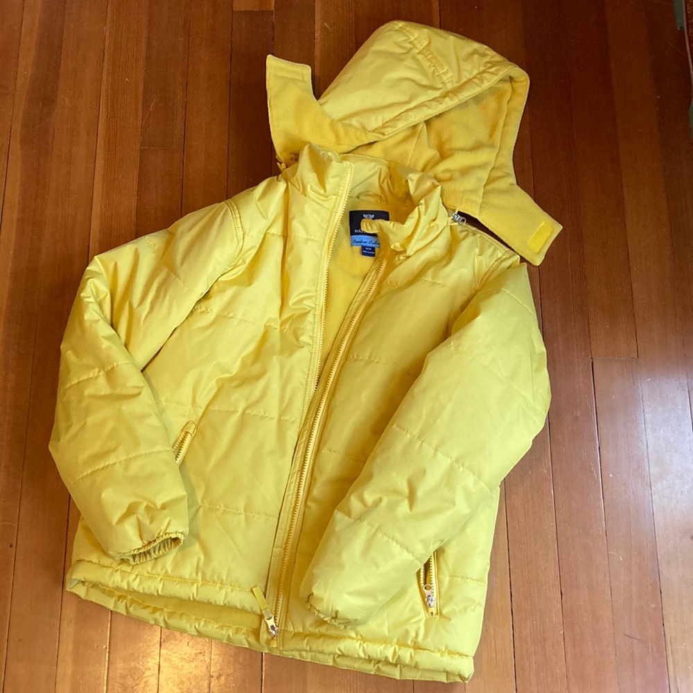 Waterfront outdoor collections puffer coat w/hood size M waterproof